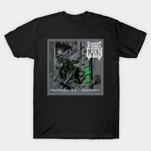 Peoples is Peoples Album Cover T-Shirt by VincentGrey